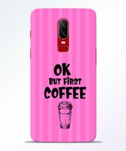 Coffee OnePlus 6 Mobile Cover