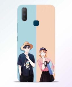 Cute Couple Vivo Y17 Mobile Cover