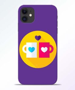 Heart Cup iPhone 11 Mobile Cover