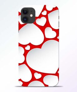 Heart Shape iPhone 11 Mobile Cover