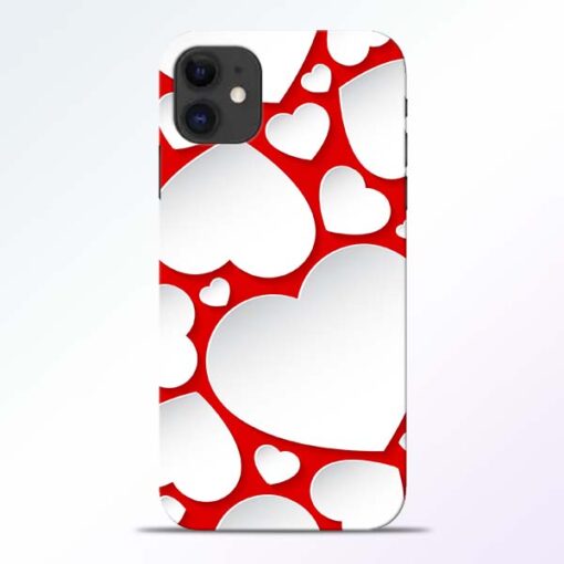 Heart Shape iPhone 11 Mobile Cover