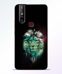 Lion Print Vivo V15 Mobile Cover