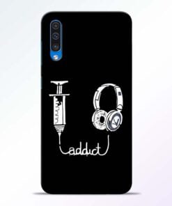 Music Addict Samsung A50 Mobile Cover - CoversGap