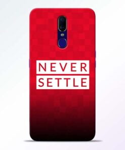 Never Settle Oppo F11 Mobile Cover
