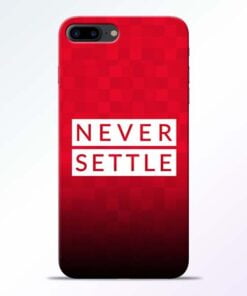 Buy Never Settle iPhone 8 Plus Mobile Cover at Best Price