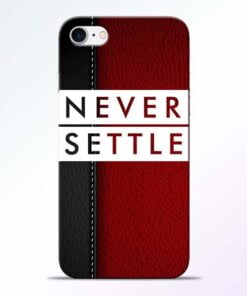 Buy Red Never Settle iPhone 8 Mobile Cover at Best Price