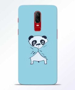 Shy Panda OnePlus 6 Mobile Cover