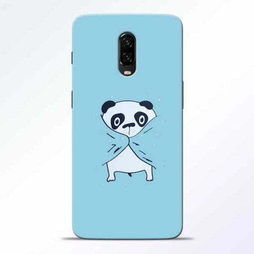 Shy Panda OnePlus 6T Mobile Cover