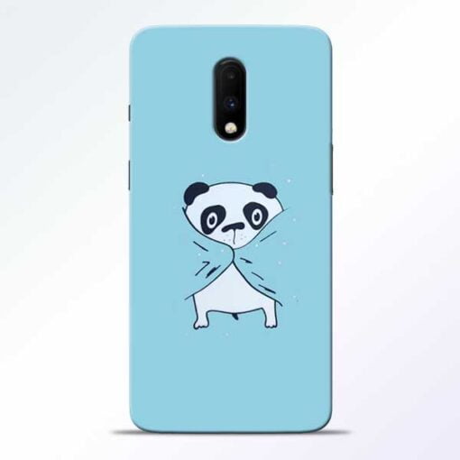Shy Panda OnePlus 7 Mobile Cover