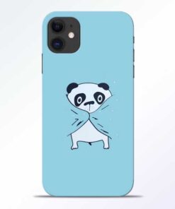 Shy Panda iPhone 11 Mobile Cover
