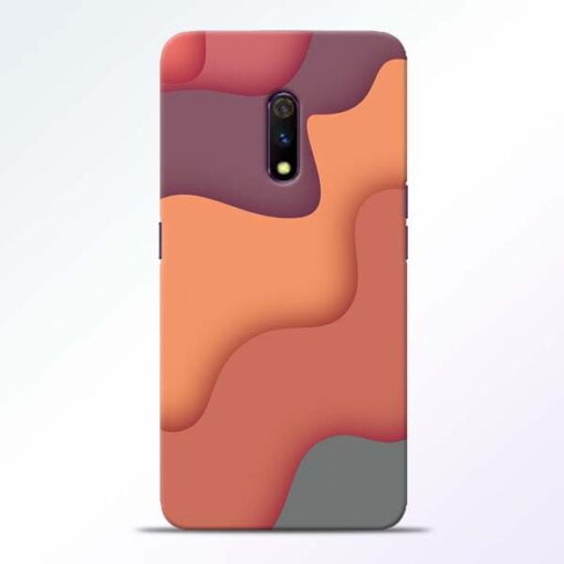Spill Color Art Realme X Mobile Cover