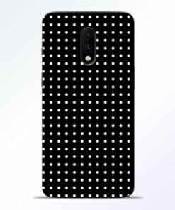White Dot OnePlus 7 Mobile Cover