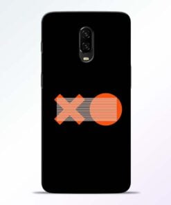 XO Pattern OnePlus 6T Mobile Cover
