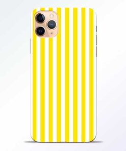 Yellow Striped iPhone 11 Pro Mobile Cover