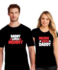 Daddy Momm Couple T shirt