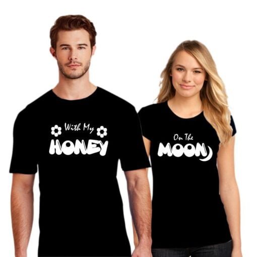 Honey Moon Couple T shirt