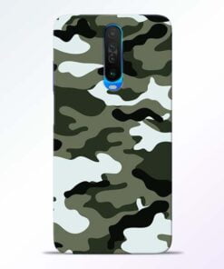 Army Camo Poco X2 Mobile Cover