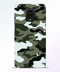 Army Camo Redmi Note 9 Pro Mobile Cover
