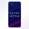 Blue Never Settle Realme 6 Pro Mobile Cover