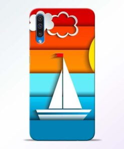 Boat Art Samsung Galaxy A50 Mobile Cover
