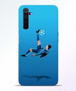 Football Kick Realme 6 Mobile Cover