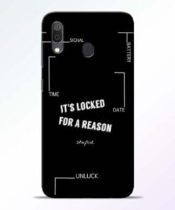 Its Locked Samsung Galaxy A30 Mobile Cover