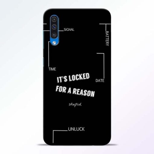 Its Locked Samsung Galaxy A50 Mobile Cover