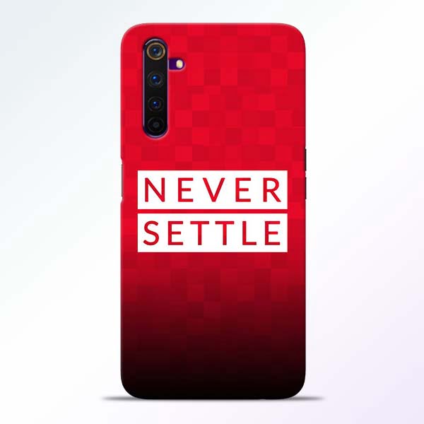 Never Settle Realme 6 Pro Mobile Cover 1 Never Settle Realme 6 Pro Mobile Cover