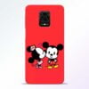 Red Cute Mouse Redmi Note 9 Pro Mobile Cover