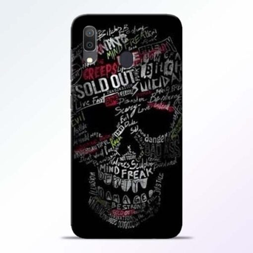 Skull Face Samsung Galaxy A30 Mobile Cover
