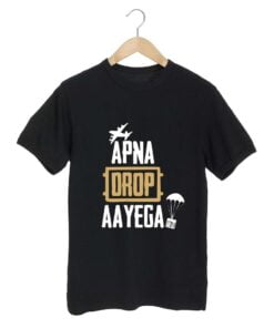 Apna Drop Black T shirt