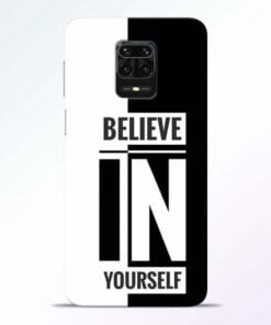 Believe Yourself Redmi Note 9 Pro Mobile Cover