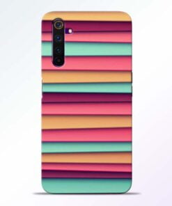 Color Stripes Realme 6 Mobile Cover