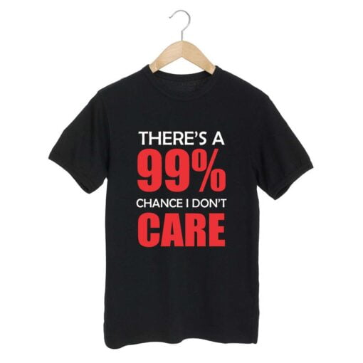 Dont Care Black T shirt
