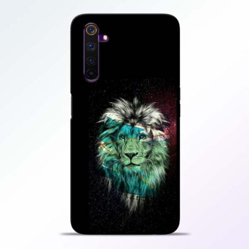 Lion Print Realme 6 Mobile Cover