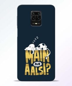 Main Aur Aalsi Redmi Note 9 Pro Mobile Cover