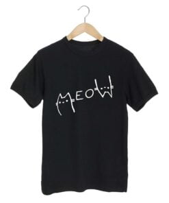 Meow Black T shirt