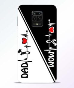 Mom Dad Redmi Note 9 Pro Mobile Cover