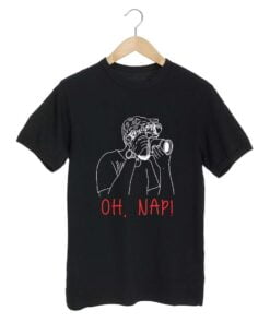 Oh Nap Black T shirt