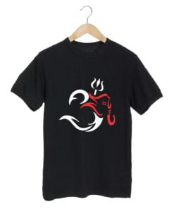 Om Ganesha Black T shirt