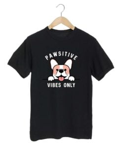 Pawsitive Black T shirt