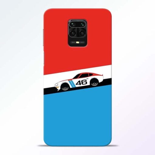 Racing Car Redmi Note 9 Pro Mobile Cover