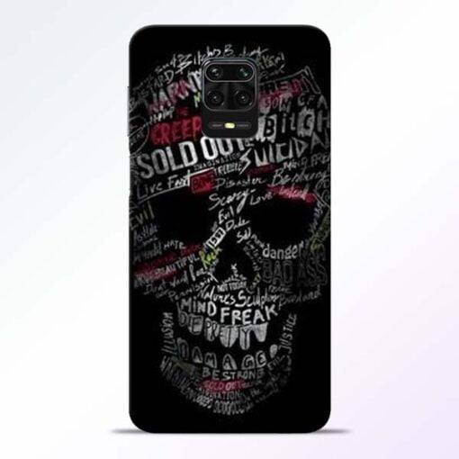 Skull Face Redmi Note 9 Pro Mobile Cover