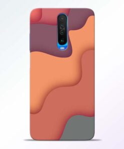 Spill Color Art Poco X2 Mobile Cover