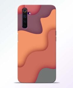 Spill Color Art Realme 6 Mobile Cover