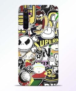 Sticker Bomb Realme 6 Mobile Cover