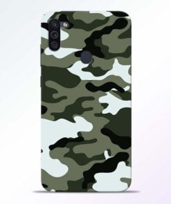 Army Camo Samsung M11 Mobile Cover - CoversGap