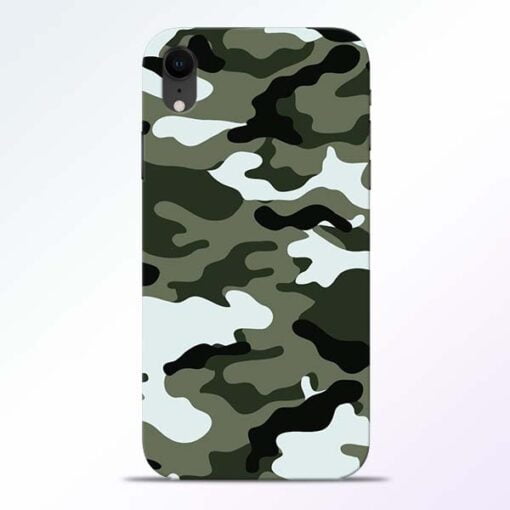 Army Camo iPhone XR Mobile Cover