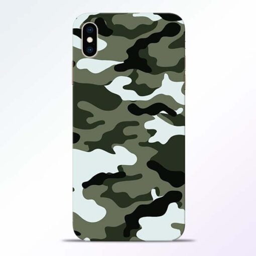 Army Camo iPhone XS Max Mobile Cover