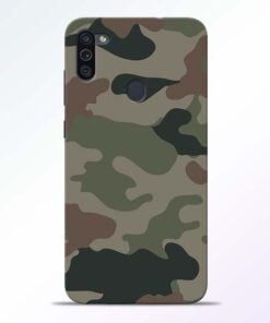 Army Camouflage Samsung M11 Mobile Cover - CoversGap